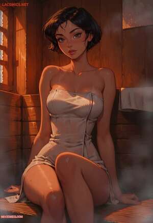 Porn comic Totally Sauna Spies. LowFireStudios