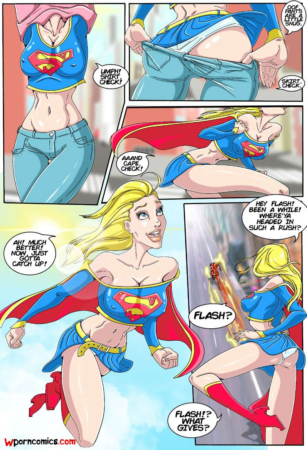 Xxx Cartoon Super Girl - âœ…ï¸ Porn comic True Injustice Supergirl 2. Genex Sex comic Flash has been | Porn  comics in English for adults only | sexkomix2.com