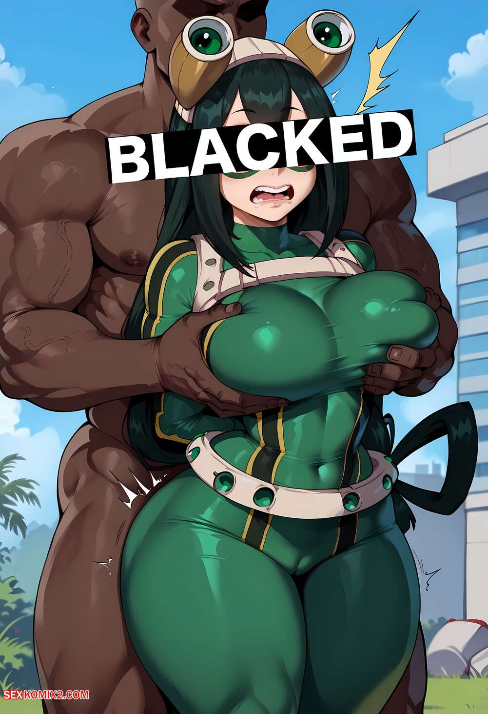Porn comic Tsuyu Asui x BBC. Floxin