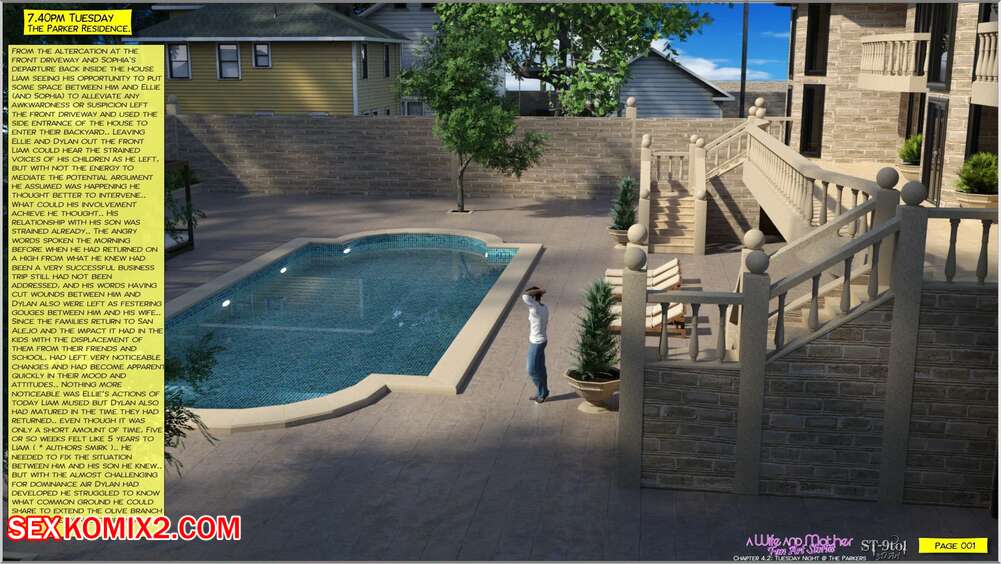 Porn comic Tuesday Night at the Parkers. ST9Pol.