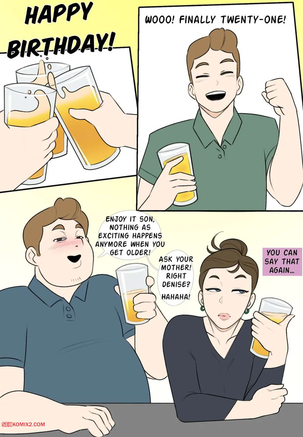 Porn comic Unusual Birthday Gift. Jopuari