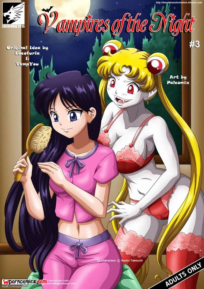 Porn comic Vampires Of The Night. Chapter 3. Sailor Moon. Palcomix.