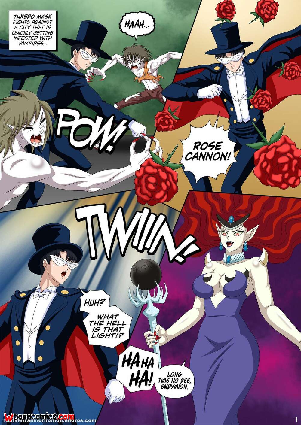 Sailor moon and tuxedo mask porn comics
