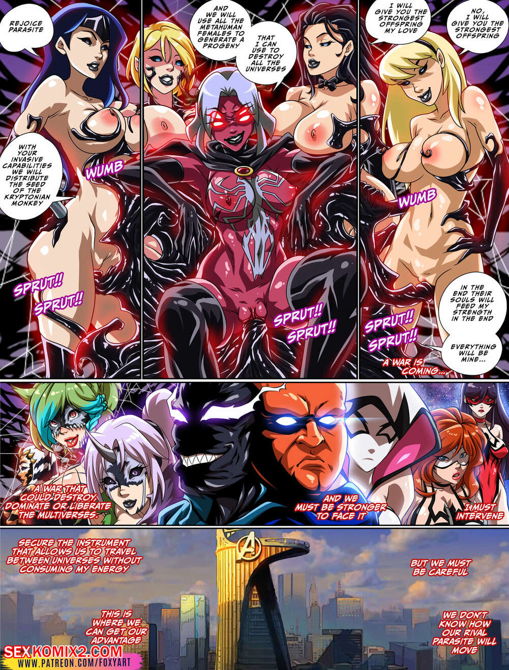 Venox Xxx Com - âœ…ï¸ Porn comic Venom Sex Multiverse. FOXYART Sex comic decided to take | Porn  comics in English for adults only | sexkomix2.com