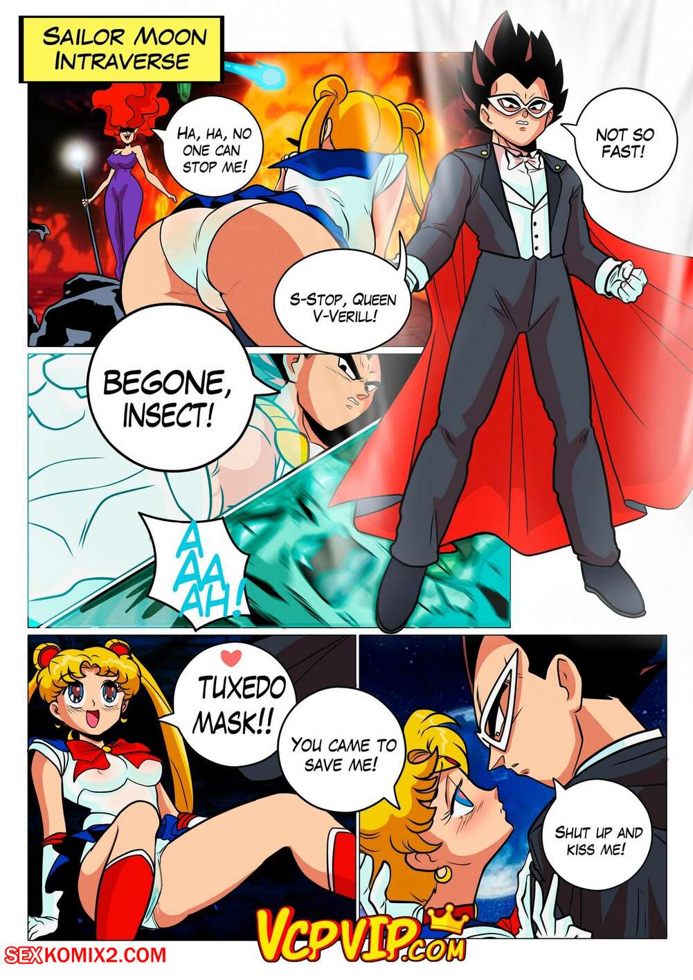 Sailor moon and tuxedo mask porn comics
