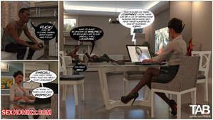 Porn comic Working From Home. TAB109. Porn comic Working From Home. TAB109.