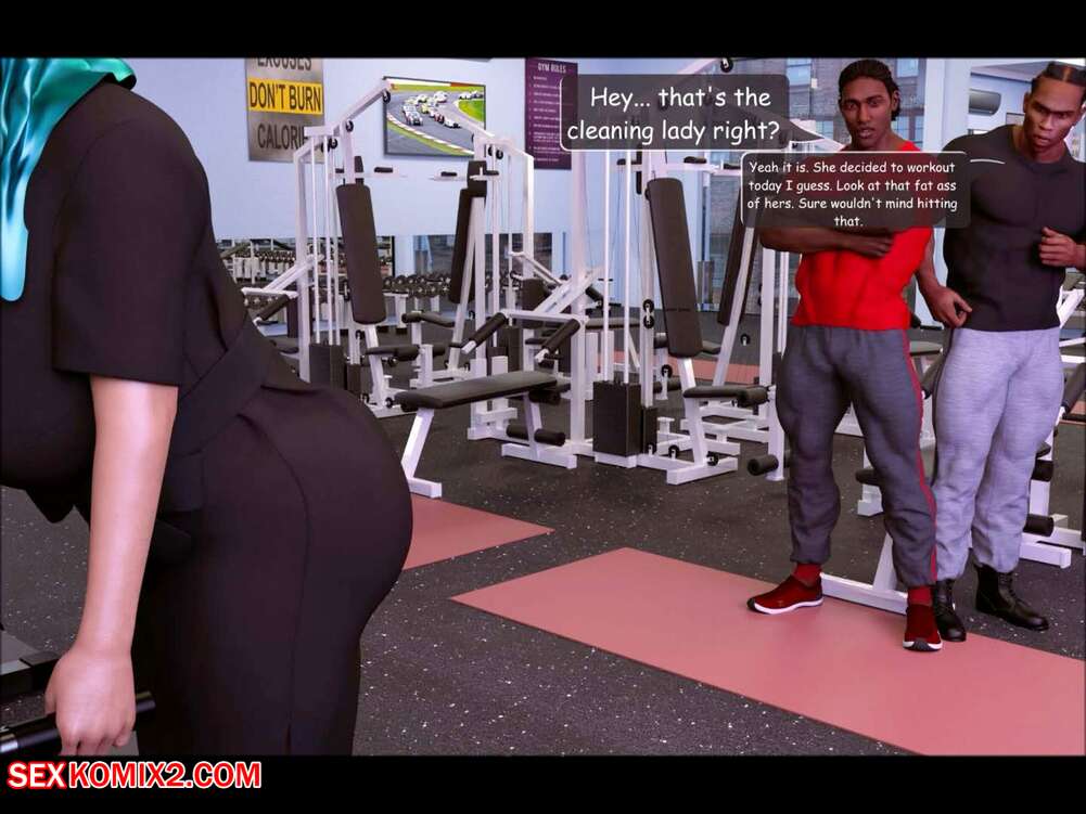 Porn comic Working Out With BBC. Mature3D