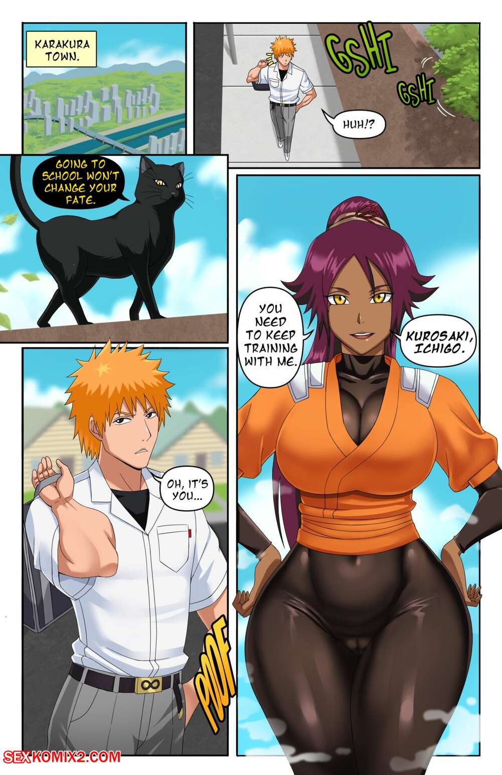 ✅️ Porn comic Yoruichi. Bleach. Pink Pawg. Sex comic girls teased the | Porn  comics in English for adults only | sexkomix2.com
