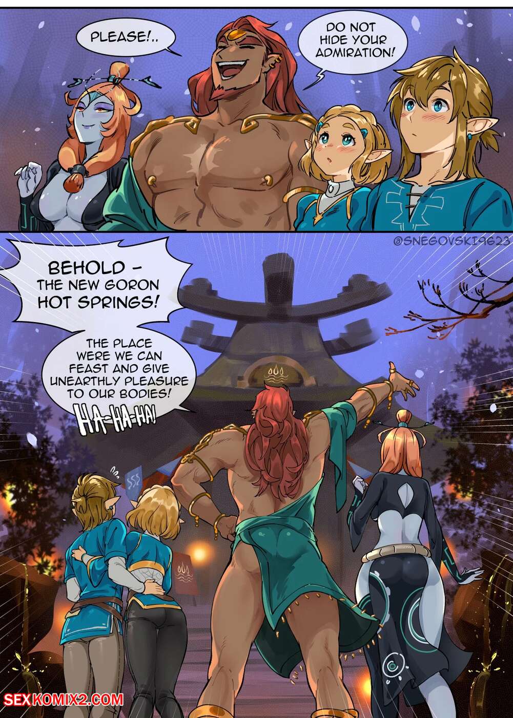 Zelda hentai comics