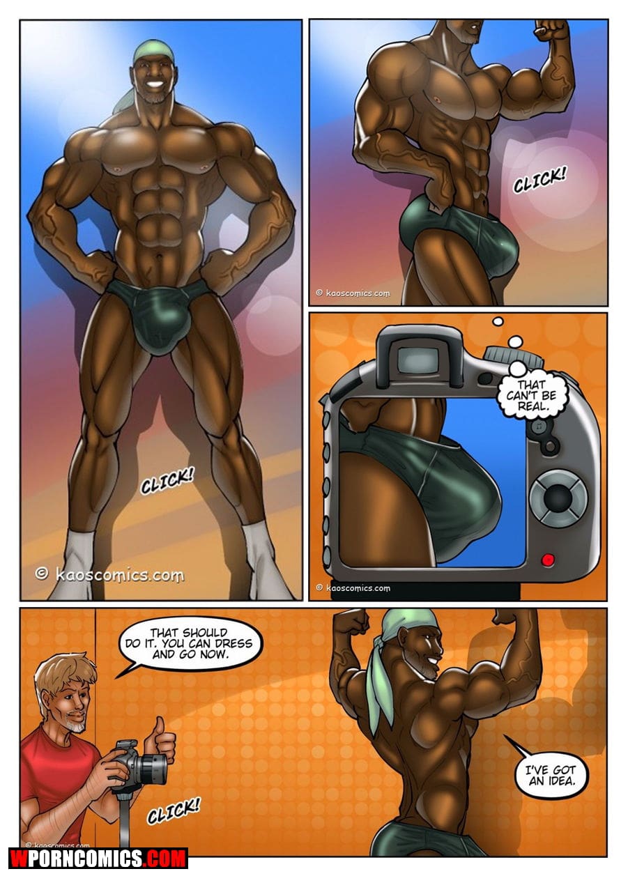 Black muscle porn comics